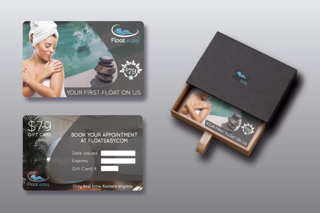 I will design you a great gift card, gift voucher or ticket