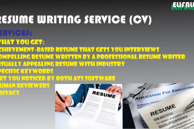 I will design your resume cv,cover letter,resume writing service