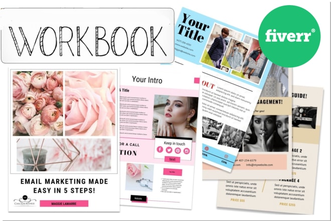 I will design your workbook pdf, business planner and fillable PDF