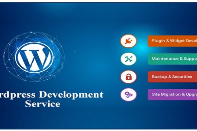 I will develop a user friendly wordpress website
