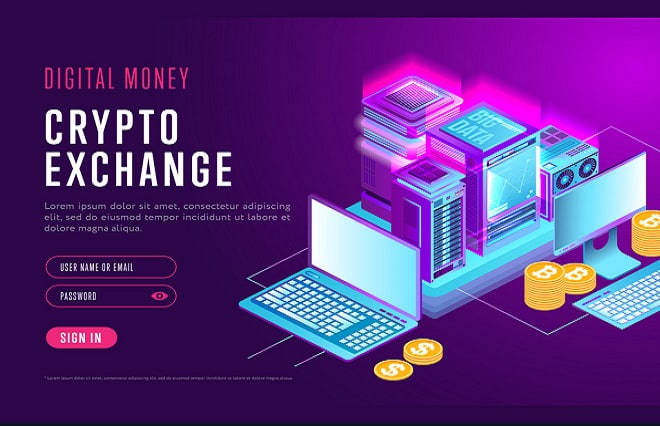 I will develop an exchanger website, cryptocurrency website