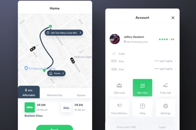 I will develop for you taxi app with advanced features