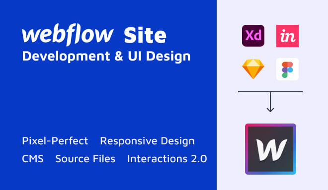 I will develop your design in webflow