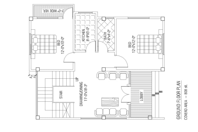 I will do 2d autocad drawing, floorplan