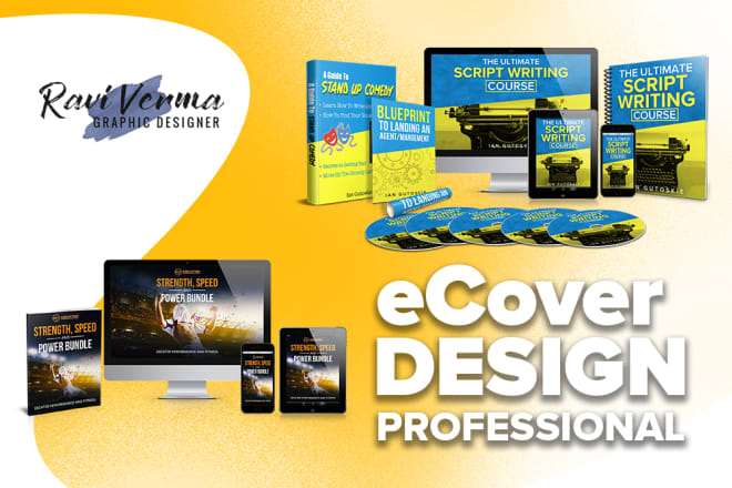 I will do 3d ecover design of ebook cover, cd, dvd, software box