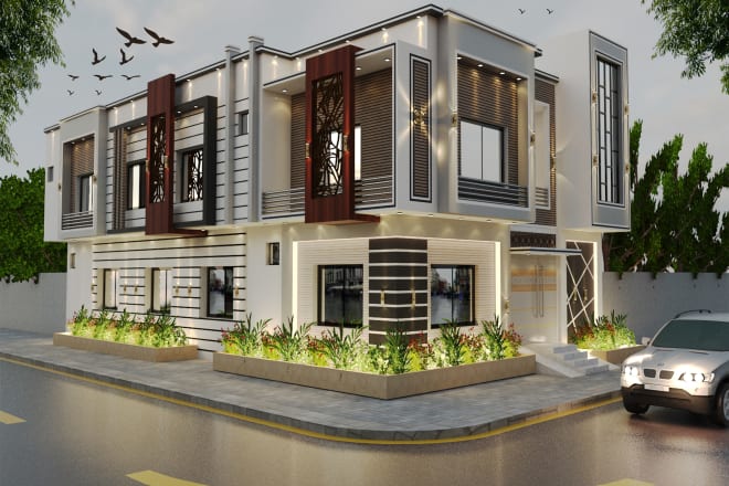 I will do 3d modelling and photo realistic rendering for your building