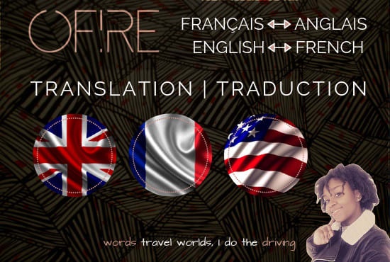 I will do a native quality english to french to english translation
