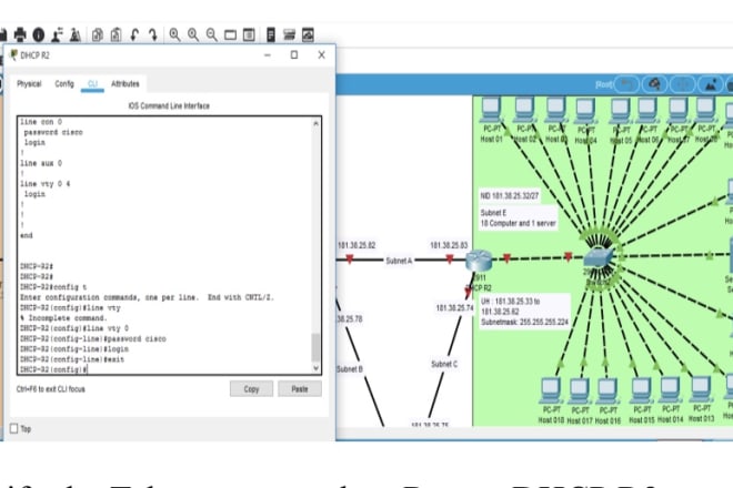 I will do all type of networking projects with report