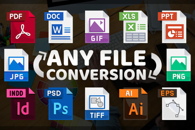 I will do any file conversion ai, psd, jpg, png or pdf