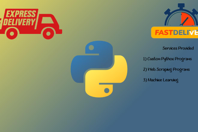 I will do any python project on the cheap