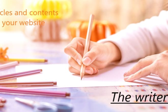 I will do article writing and blog content for your website