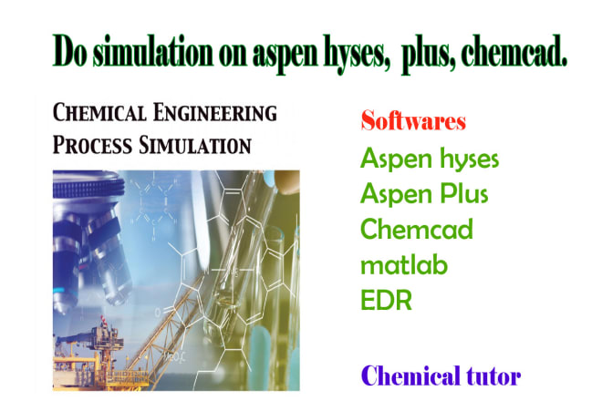 I will do chemical engineering simulation on aspen hyses, plus, chemcad