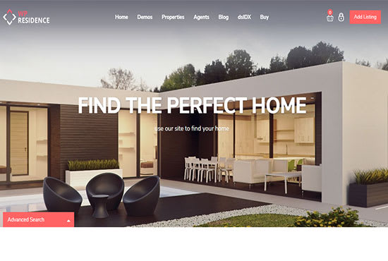 I will do custom design realestate website