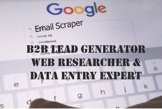 I will do data gathering, email scraping, data entry expert, find email addresses
