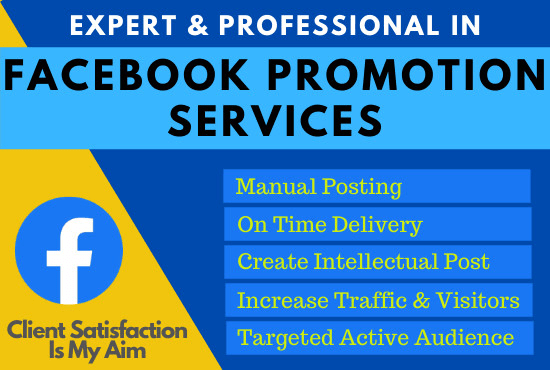 I will do facebook marketing solution and promote for USA company