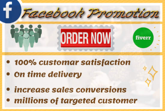 I will do facebook promotion or marketing in USA