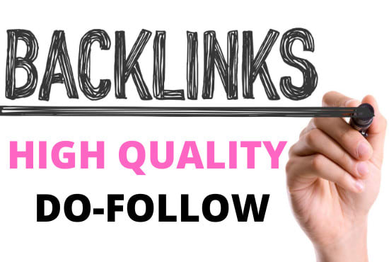 I will do follow backlinks high quality to increase web traffic