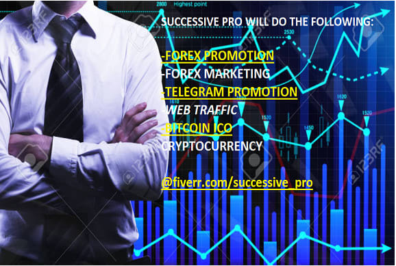 I will do forex promotion, cryptocurrency, forex leads and telegram marketing