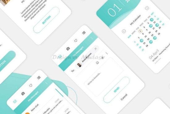 I will do modern web or mobile UI UX design