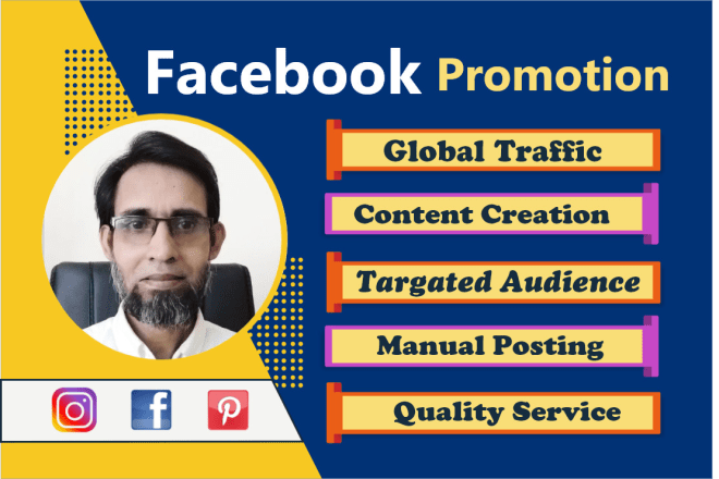 I will do organic facebook promotion and advertise your business