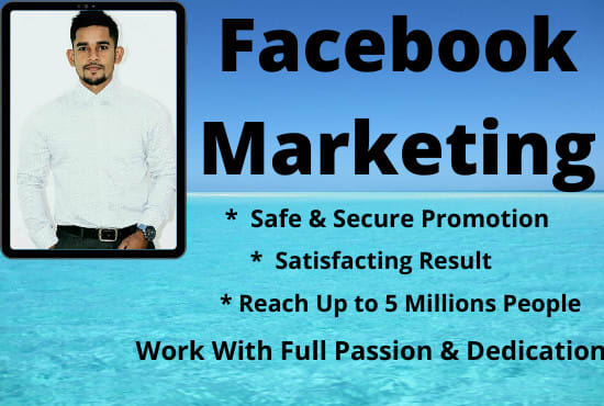 I will do organic facebook promotion for you in USA UK aus