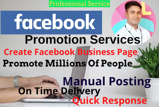 I will do organic facebook promotion services to large audience