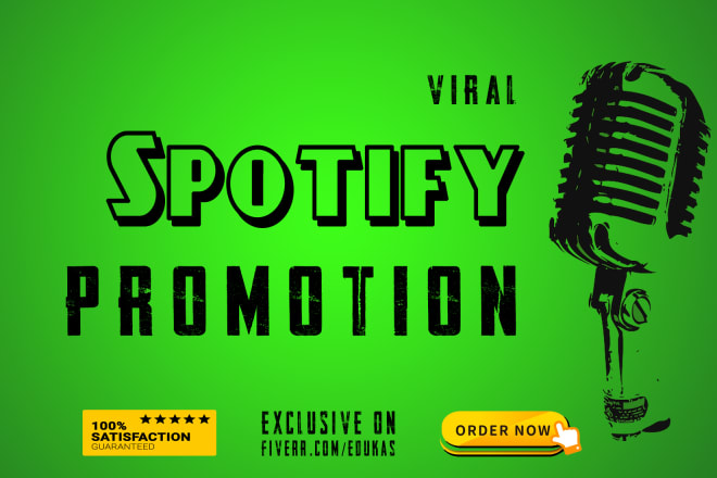 I will do organic spotify music promotion