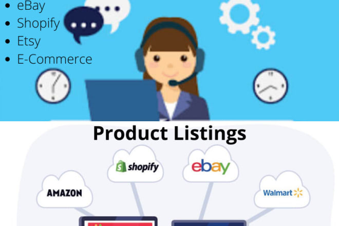 I will do product listings on ebay, amazon etc and boast your sales