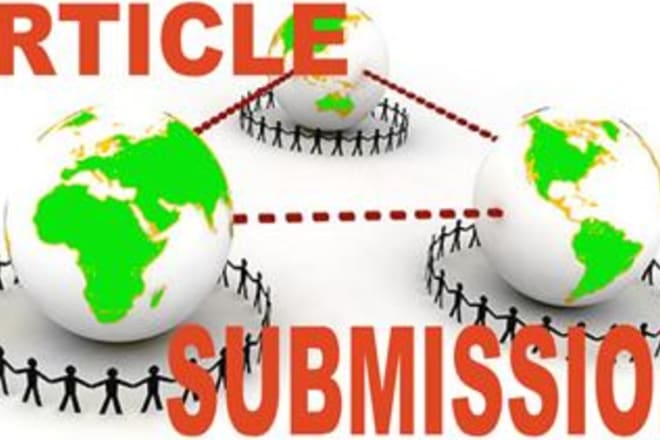 I will do professional ARTICLE Submission To 15 x Pr 5 and 15 x Pr 4 Article Directories and Bonus 200xPr 1 Complete Live Report will Be Submitted