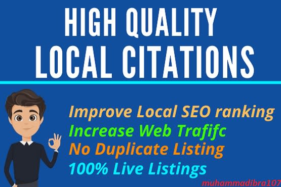 I will do top 150 live USA local citations and directory submission USA business