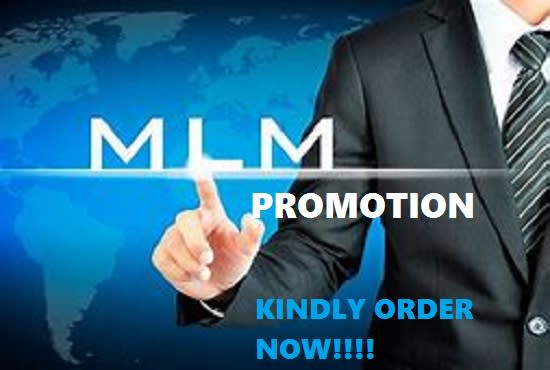 I will do viral mlm promotion, network marketing, solo ads to get mlm leads