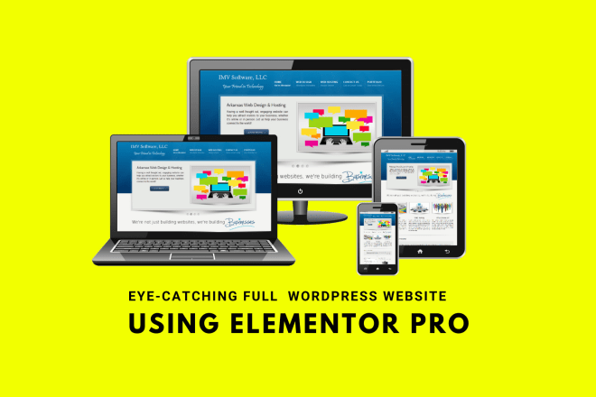 I will do wordpress website by elementor and elementor pro