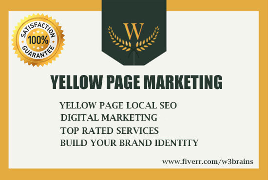 I will do yellow pages local citation and SEO marketing