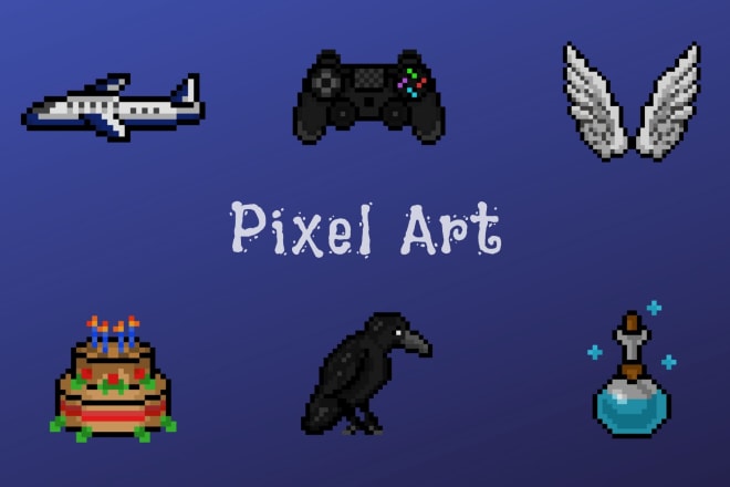 I will draw pixel art for you