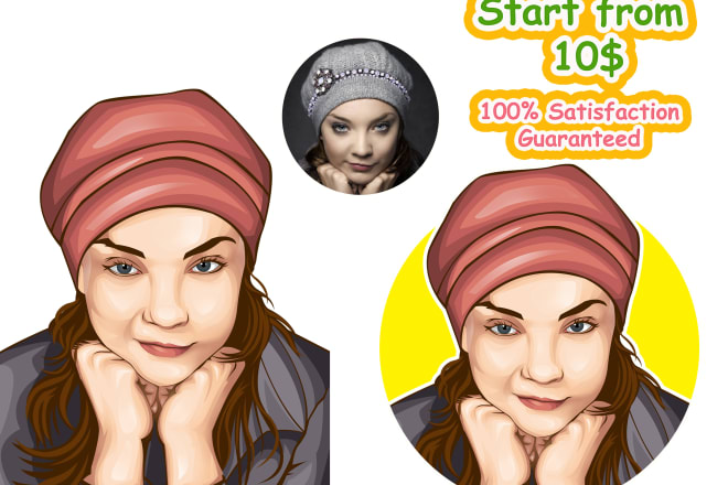 I will draw portraits caricatures from your photo