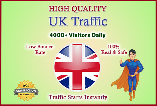I will drive keyword targeted google safe organic UK traffic