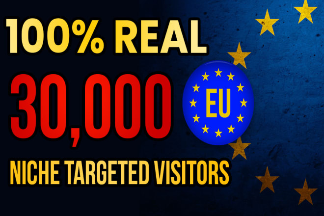 I will drive real europe eu targeted web traffic