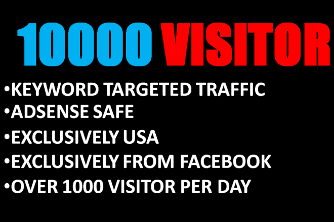 I will drive USA targeted website traffic from facebook