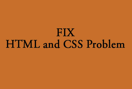 I will fix html,css,js,wordpress and mobile responsive error