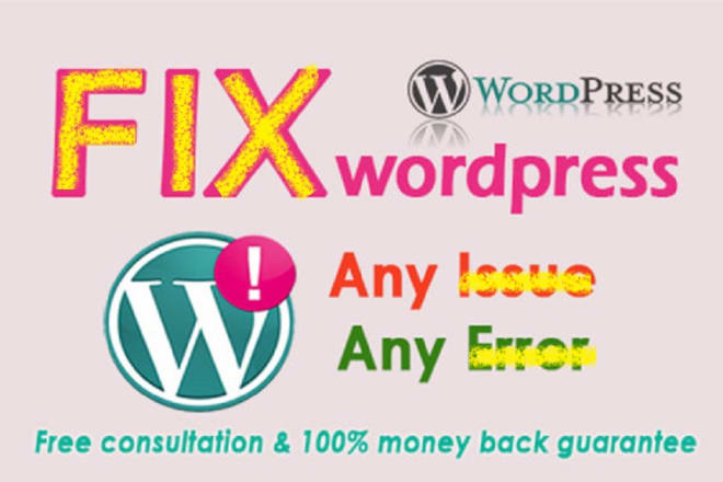 I will fix wordpress website issues errors extra fast