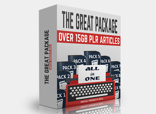 I will give you 15gb millions of plr articles the great package