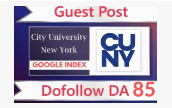 I will high quality da 85 edu guest post with dofollow links