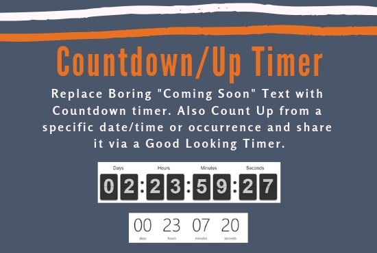 I will implement countdown timer for your website or web page