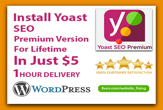 I will install and setup yoast SEO premium in just 1 hour