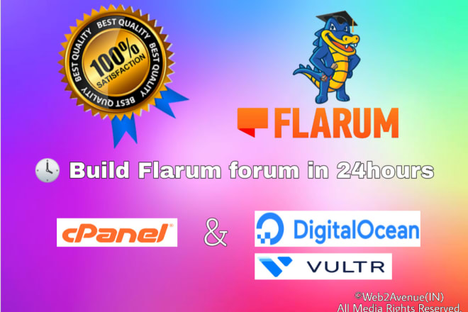 I will install, configure flarum forum on cpanel, cloud server