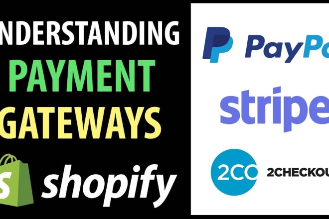 I will integrate paypal,stripe shopify payments gateway to website