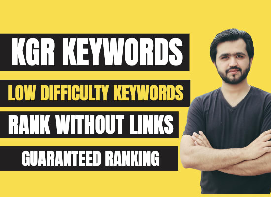 I will kgr keyword research for amazon affiliate niche site