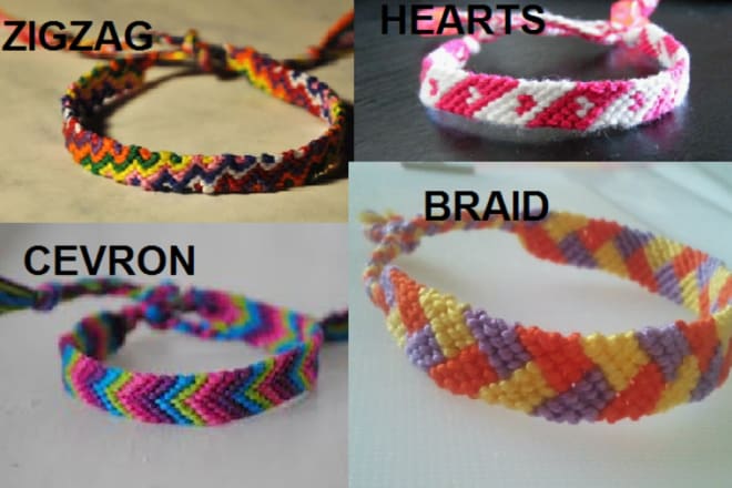 I will make a customized friendship bracelet