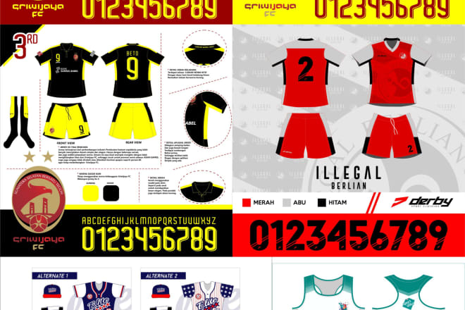 I will make design jersey for sublimated