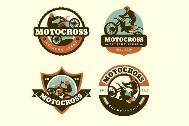 I will make freestyle motocross logo design only 12 hours